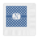 Polka Dots Embossed Decorative Napkins (Personalized)