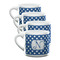 Polka Dots Double Shot Espresso Mugs - Set of 4 Front