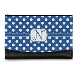 Polka Dots Genuine Leather Women's Wallet - Small (Personalized)