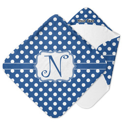 Polka Dots Hooded Baby Towel (Personalized)