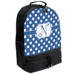 Polka Dots Backpacks - Black (Personalized)