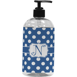 Polka Dots Plastic Soap / Lotion Dispenser (Personalized)