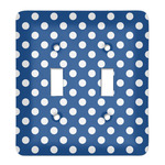 Polka Dots Light Switch Cover (2 Toggle Plate)