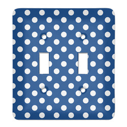 Polka Dots Light Switch Cover (2 Toggle Plate)