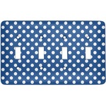 Polka Dots Light Switch Cover (4 Toggle Plate)