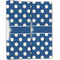 Polka Dots Linen Placemat - Folded Half (double sided)