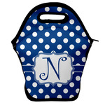 Polka Dots Lunch Bag w/ Initial