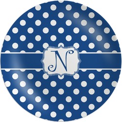 Polka Dots Melamine Plate (Personalized)