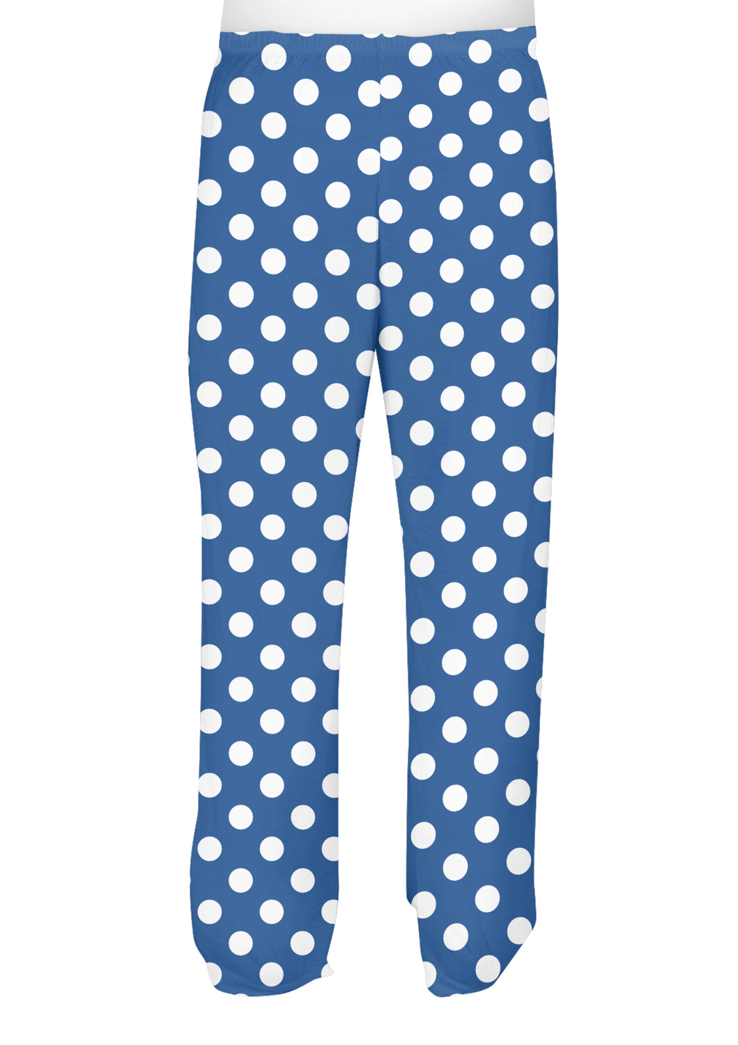 Blue polka dot online pajamas