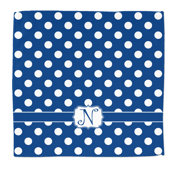 Custom Polka Dots Microfiber Dish Rag (Personalized)