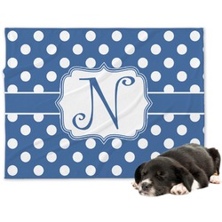 Polka Dots Dog Blanket - Regular (Personalized)