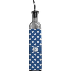 Polka Dots Oil Dispenser Bottle w/ Initial