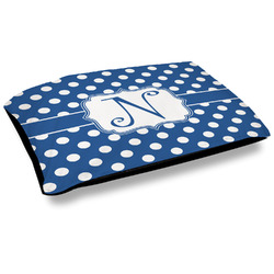 Polka Dots Outdoor Dog Bed - Large (Personalized)
