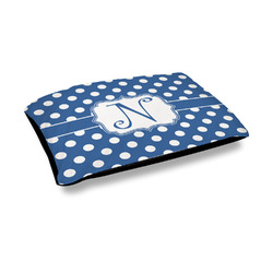 Polka Dots Outdoor Dog Bed - Medium (Personalized)