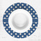 Polka Dots Round Linen Placemats - LIFESTYLE (single)