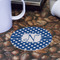 Polka Dots Round Paper Coaster - Front