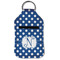 Polka Dots Sanitizer Holder Keychain - Small (Front Flat)