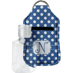 Polka Dots Hand Sanitizer & Keychain Holder - Small (Personalized)