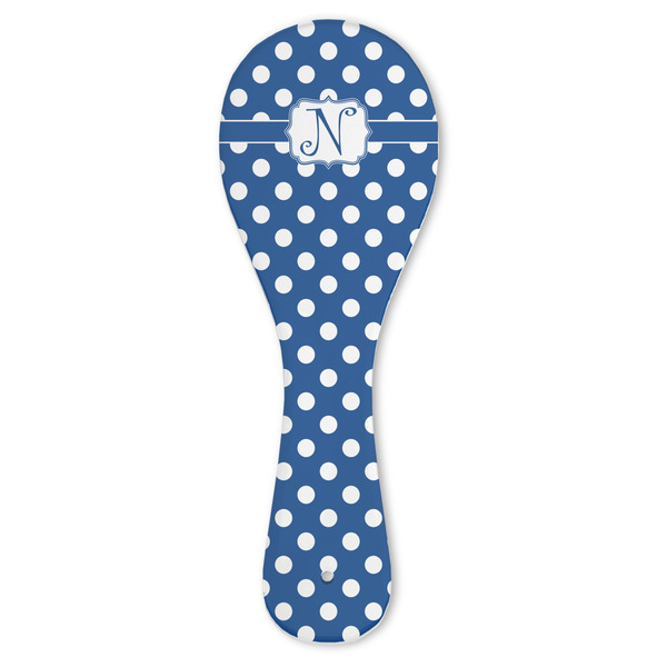 Custom Polka Dots Ceramic Spoon Rest (Personalized)