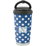 Polka Dots Stainless Steel Coffee Tumbler (Personalized)