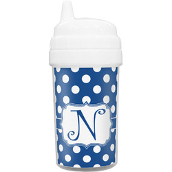 Polka Dots Toddler Sippy Cup (Personalized)