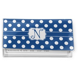 Polka Dots Vinyl Checkbook Cover (Personalized)