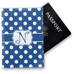 Polka Dots Vinyl Passport Holder (Personalized)