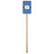 Polka Dots Wooden 6.25" Stir Stick - Rectangular - Single Stick