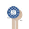 Polka Dots Wooden 6" Stir Stick - Round - Single Sided - Front & Back