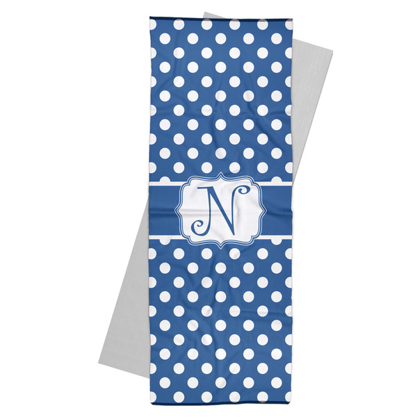 Custom Polka Dots Yoga Mat Towel (Personalized)