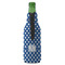 Polka Dots Zipper Bottle Cooler - BACK (bottle)