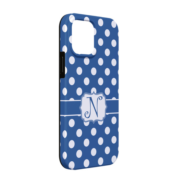 Custom Polka Dots iPhone Case - Rubber Lined - iPhone 13 (Personalized)