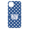 Polka Dots iPhone 14 Plus Case - Back