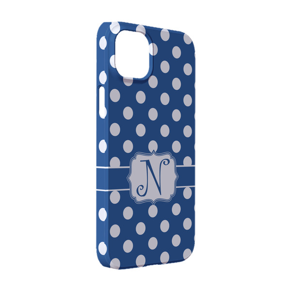 Custom Polka Dots iPhone Case - Plastic - iPhone 14 Pro (Personalized)