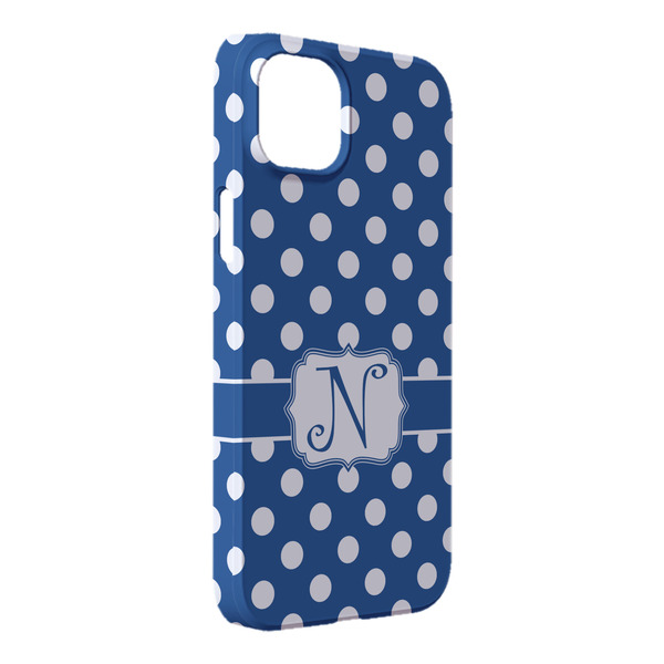 Custom Polka Dots iPhone Case - Plastic - iPhone 14 Pro Max (Personalized)