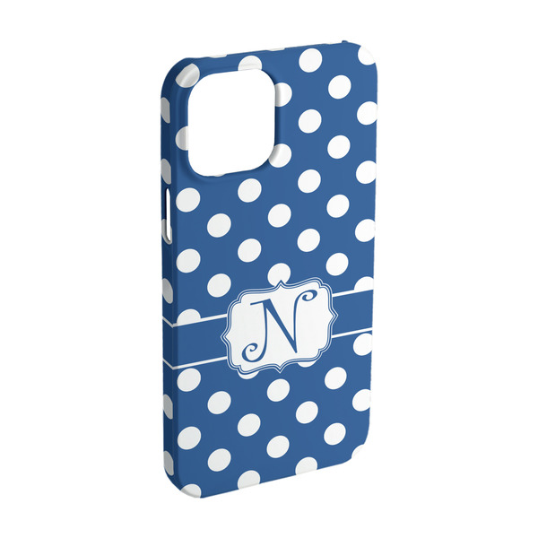 Custom Polka Dots iPhone Case - Plastic - iPhone 15 (Personalized)