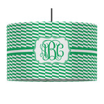 Zig Zag 12" Drum Pendant Lamp - Fabric (Personalized)