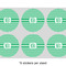 Zig Zag 3" Multipurpose Round Labels - Sheet