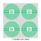 Zig Zag 4" Multipurpose Round Labels - Sheet