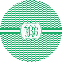 Zig Zag Multipurpose Round Labels - 5" (Personalized)