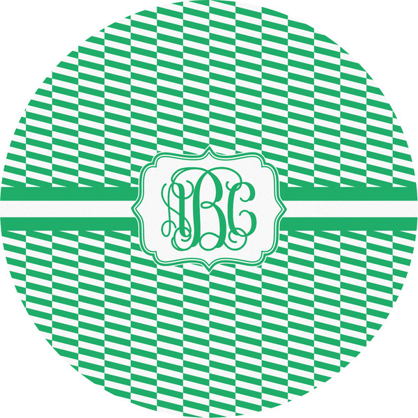 Custom Zig Zag Multipurpose Round Labels - 5" (Personalized)