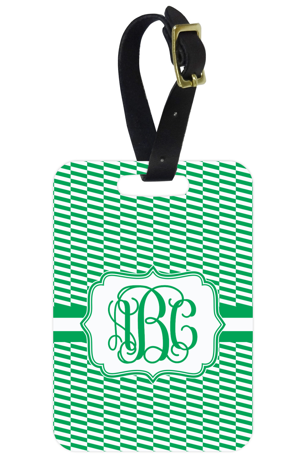 Zig Zag Aluminum Luggage Tag (Personalized) - YouCustomizeIt