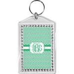 Zig Zag Bling Keychain (Personalized)