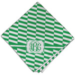 Zig Zag Cloth Dinner Napkin - Single w/ Monogram