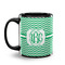 Zig Zag Coffee Mug - 11 oz - Black