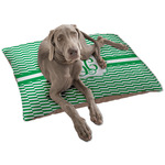 Zig Zag Dog Bed - Large w/ Monogram