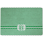 Zig Zag Dog Food Mat w/ Monogram