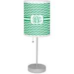 Zig Zag 7" Drum Lamp with Shade Linen (Personalized)