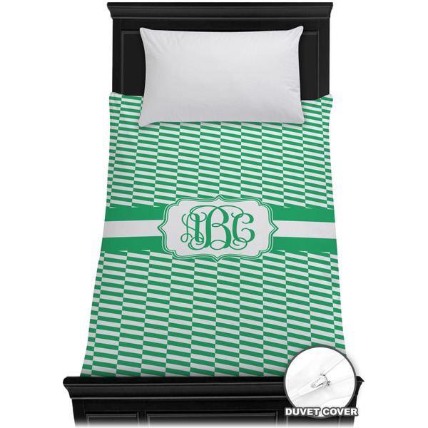 Custom Zig Zag Duvet Cover - Twin XL (Personalized)