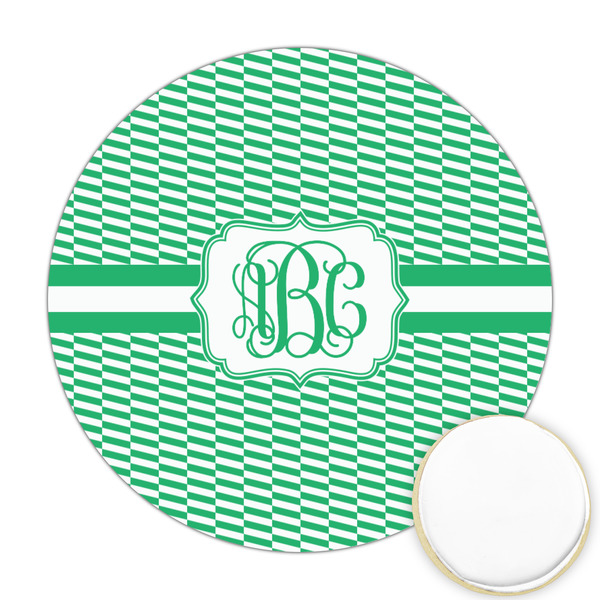 Custom Zig Zag Printed Cookie Topper - 2.5" (Personalized)